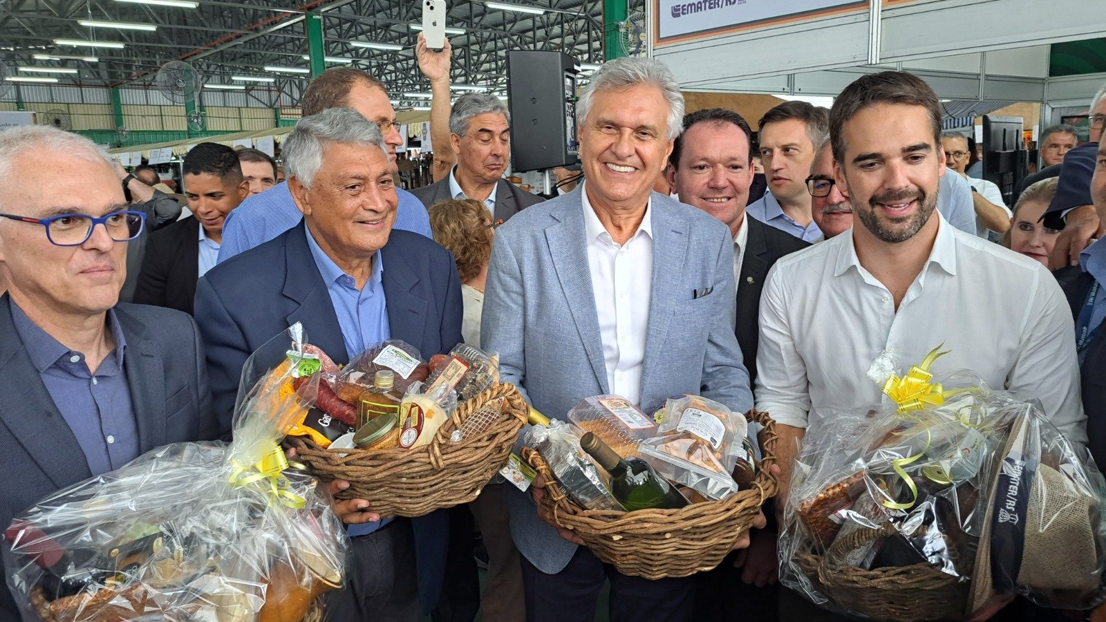 Caiado fala a produtores rurais no Rio Grande do Sul: “agropecuária é sustentáculo da economia”
